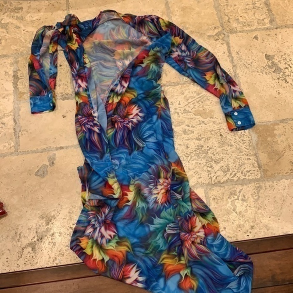 Long Beach robe swim cover up